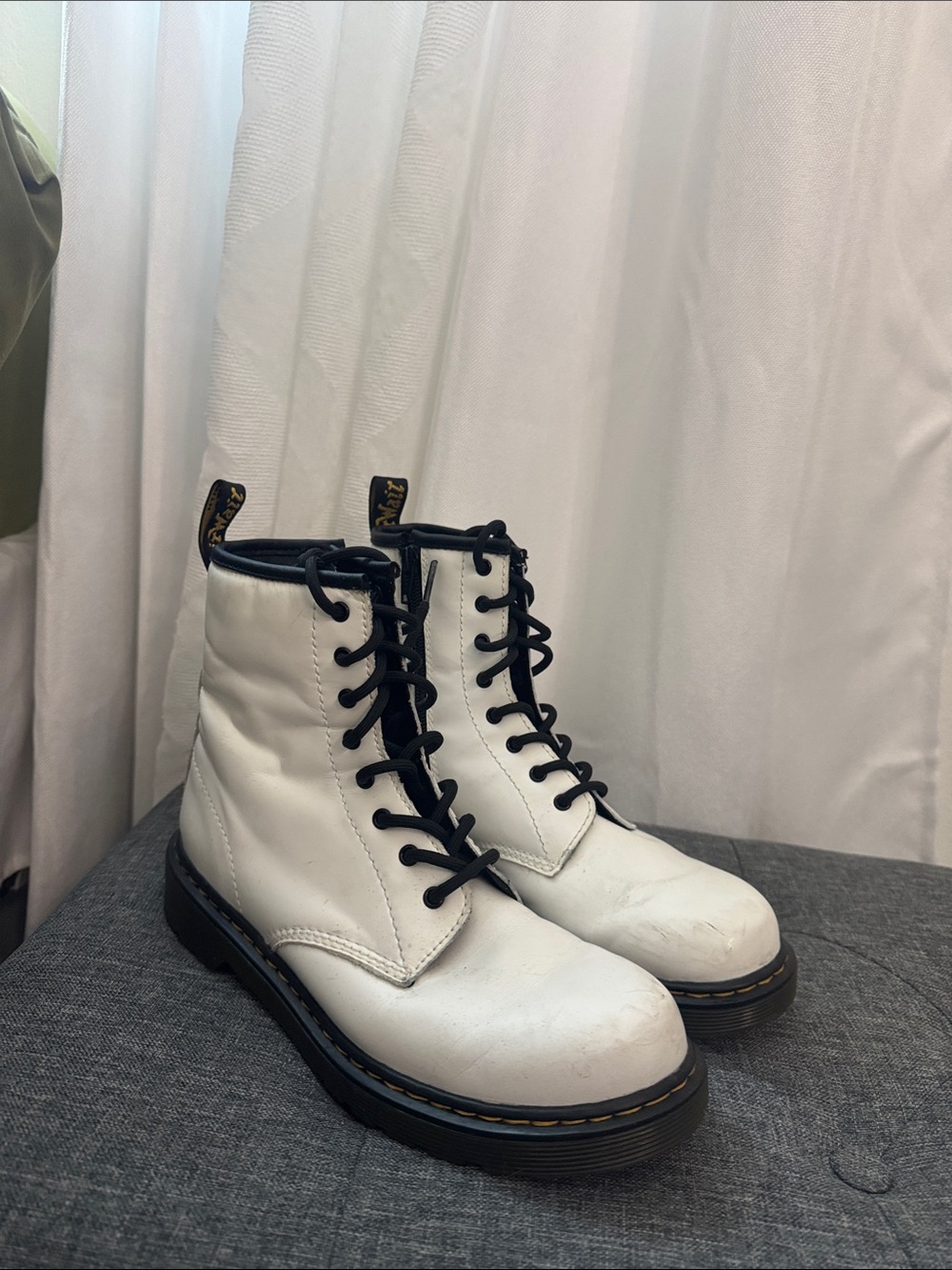 White Doc Martens (Women size 6 US)